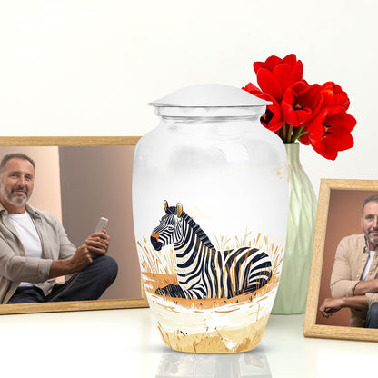  zebra urn
