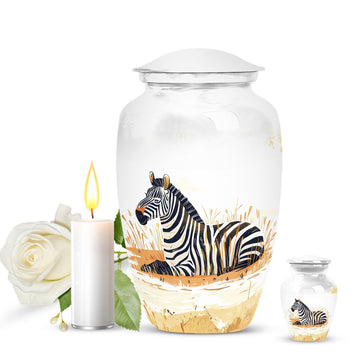 Large Urn With 1 Keepsake Urn