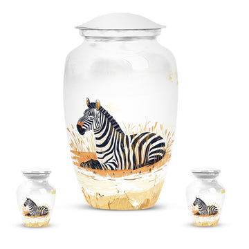 Large Urn With 2 Keepsake Urn