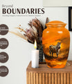 Zebra Urn for Adult Human Ashes.