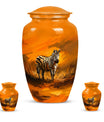Zebra Urn For Ashes Adult Funeral, Ashes Cremation Urn
