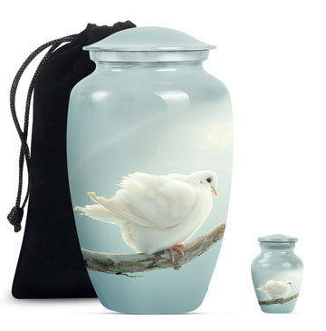 Large Urn With 1 Keepsake Urn