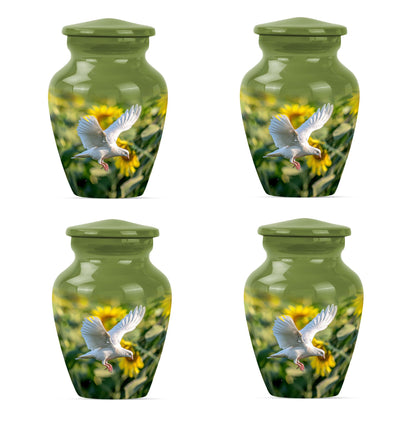 Personalized Bird Cremation Urn for Human Ashes - 10-inch, 200 cu in - Yatskia
