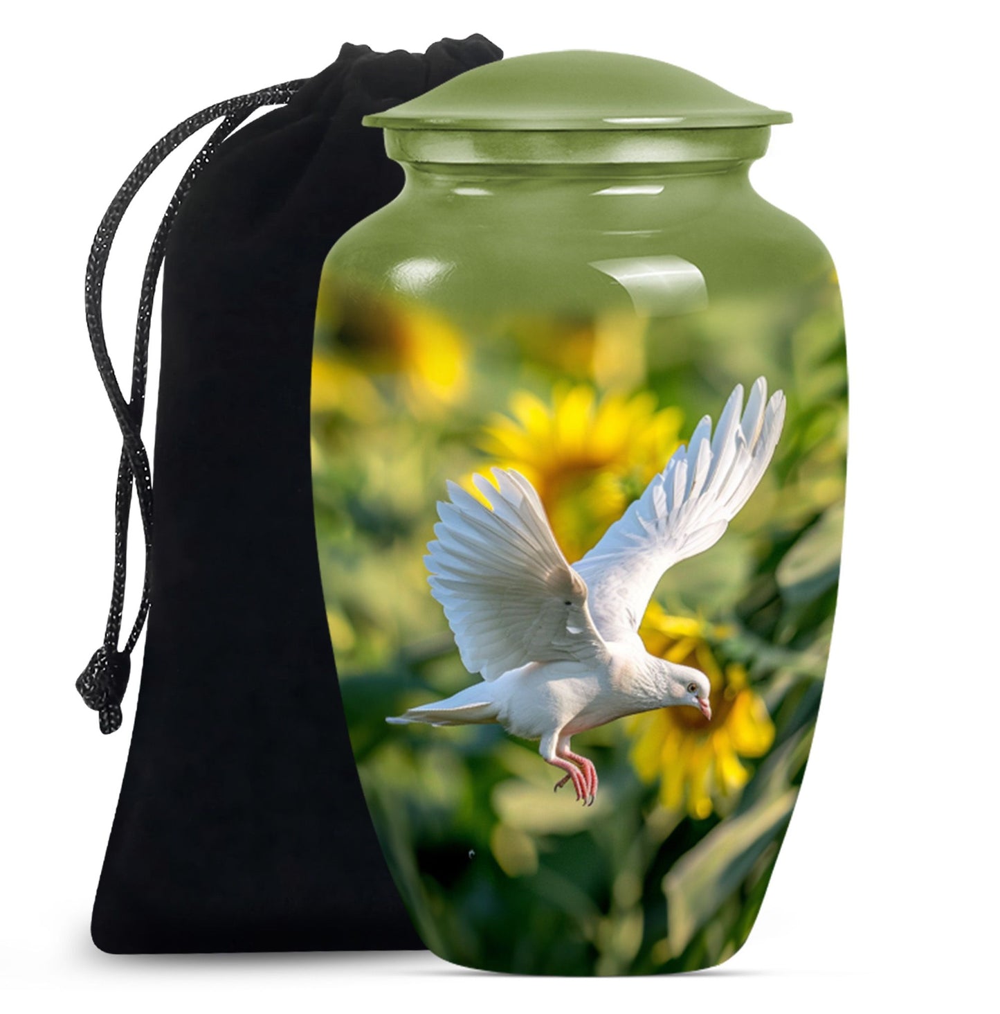 10 inch dove memorial urn.