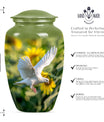 10 inch dove memorial urn.