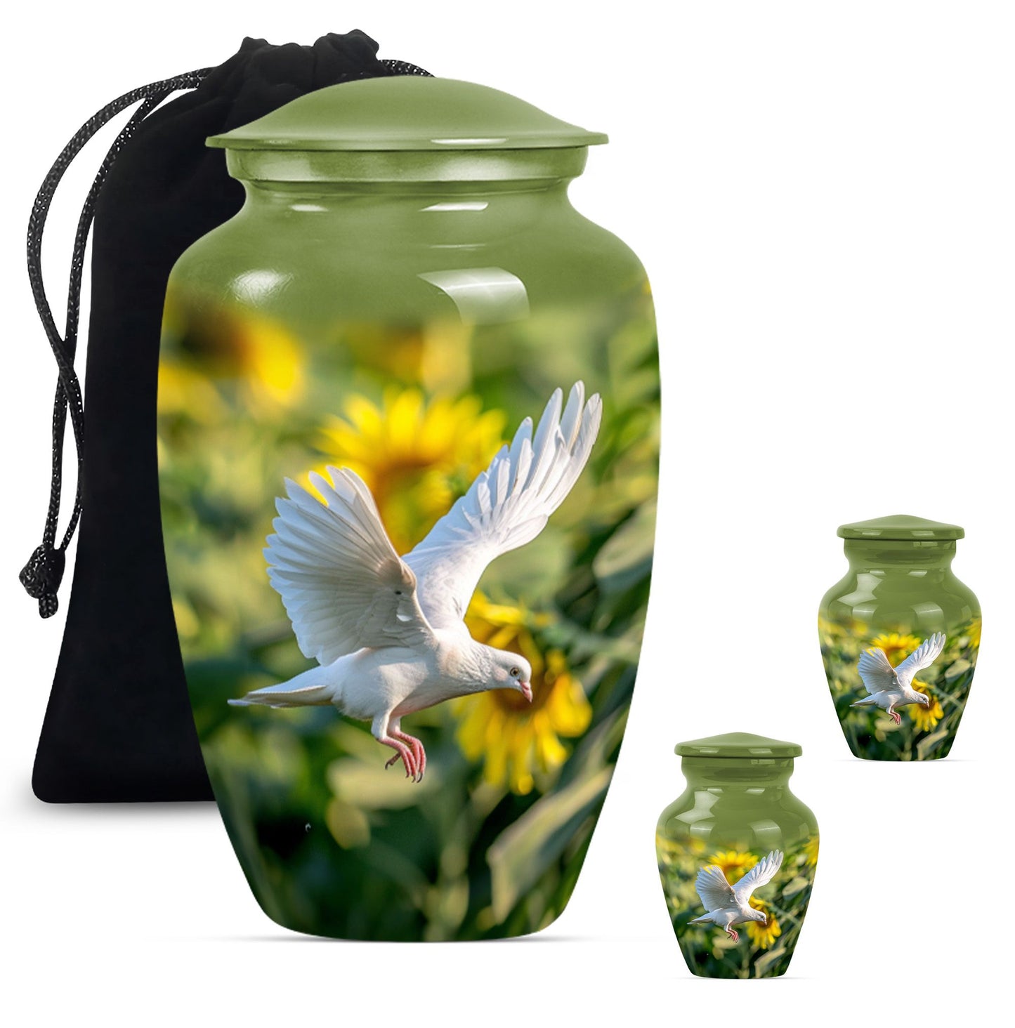 10 inch dove memorial urn.