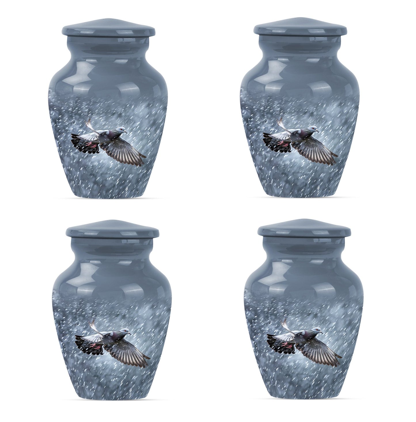 Personalized Dove Cremation Urn for Mom - 10-inch, 200 cu in - Yatskia