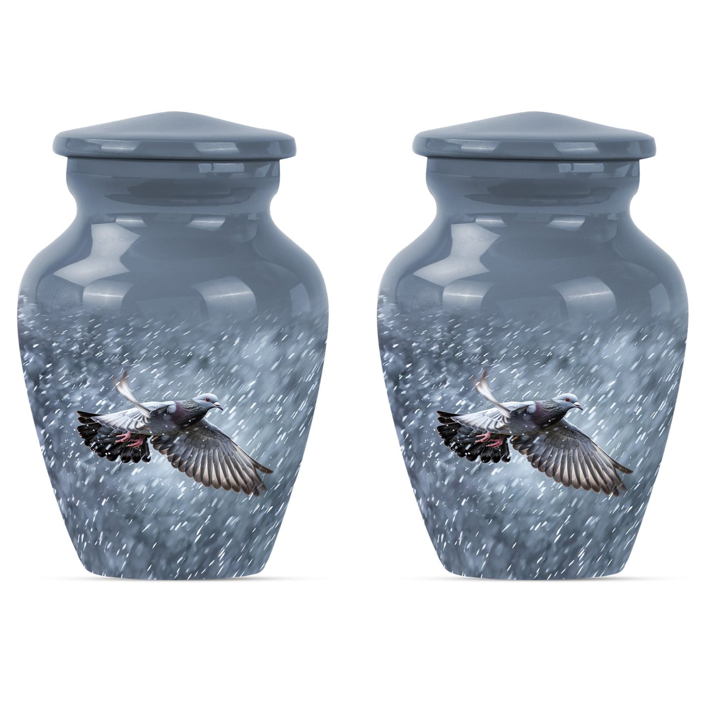 Personalized Dove Cremation Urn for Mom - 10-inch, 200 cu in - Yatskia