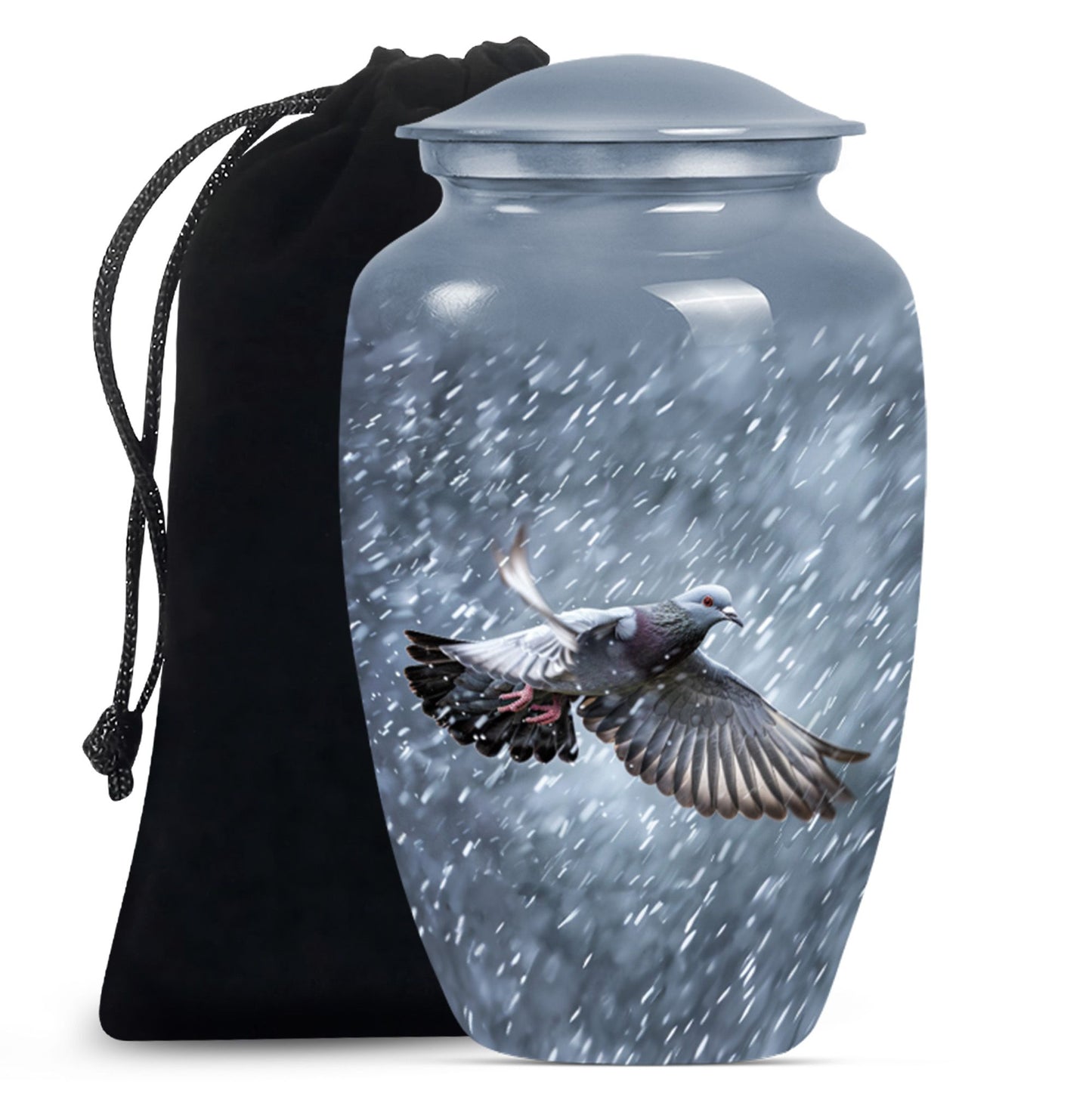  dove urn, classic funeral burial urn with personalized