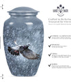  dove urn, classic funeral burial urn with personalized