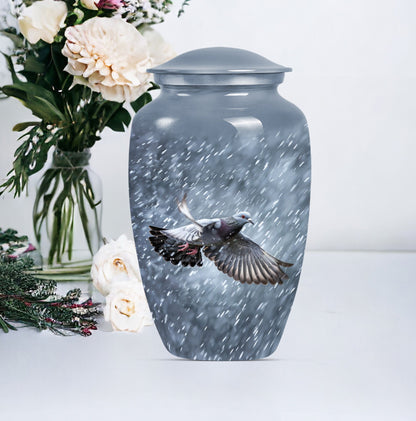  dove urn, classic funeral burial urn with personalized
