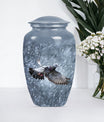  dove urn, classic funeral burial urn with personalized