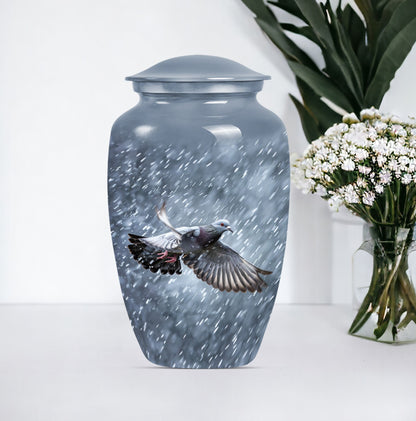  dove urn, classic funeral burial urn with personalized