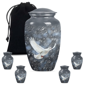 Large Urn with 4 Small Urn