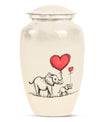 classic Elephant family urn for human ashes.