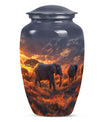 Classic elephant family urn for adult ashes 