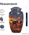 Classic elephant family urn for adult ashes 