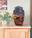 Classic elephant family urn for adult ashes 