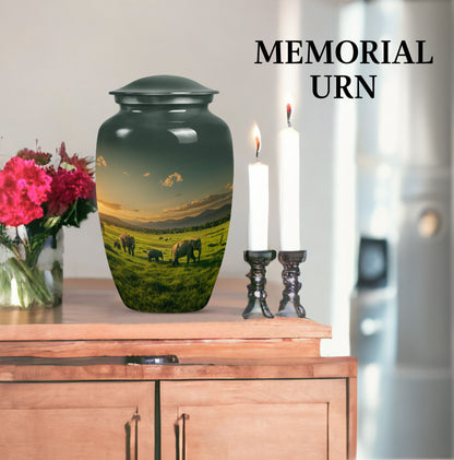 elephant family urn for cremation