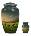 elephant family urn for cremation