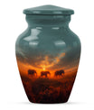 Elephant Family Unique Urns Funeral, Ashes Memorial Urn