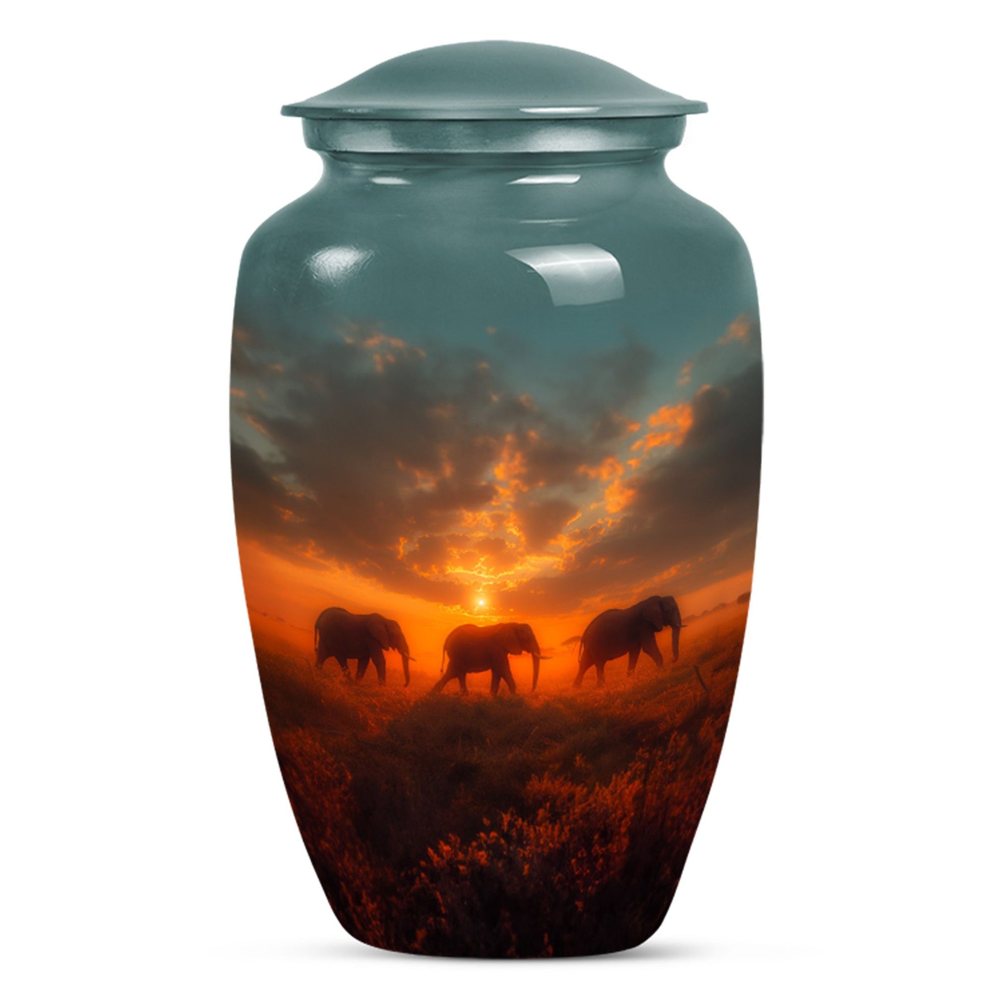 elephant family urn for mom