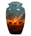 Elephant Family Unique Urns Funeral, Ashes Memorial Urn