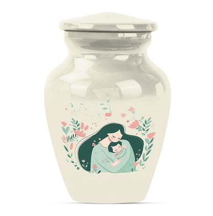 10 Inch Classic Aluminium Urn for mom or dad ashes.