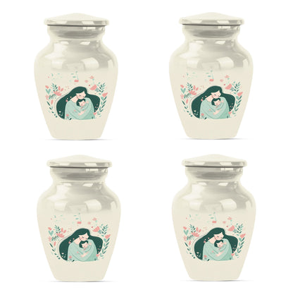 10 Inch Classic Aluminium Urn for mom or dad ashes.