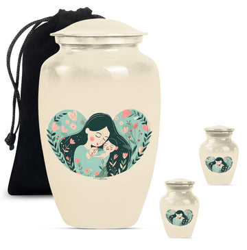 Large Urn with 2 Mini Urn