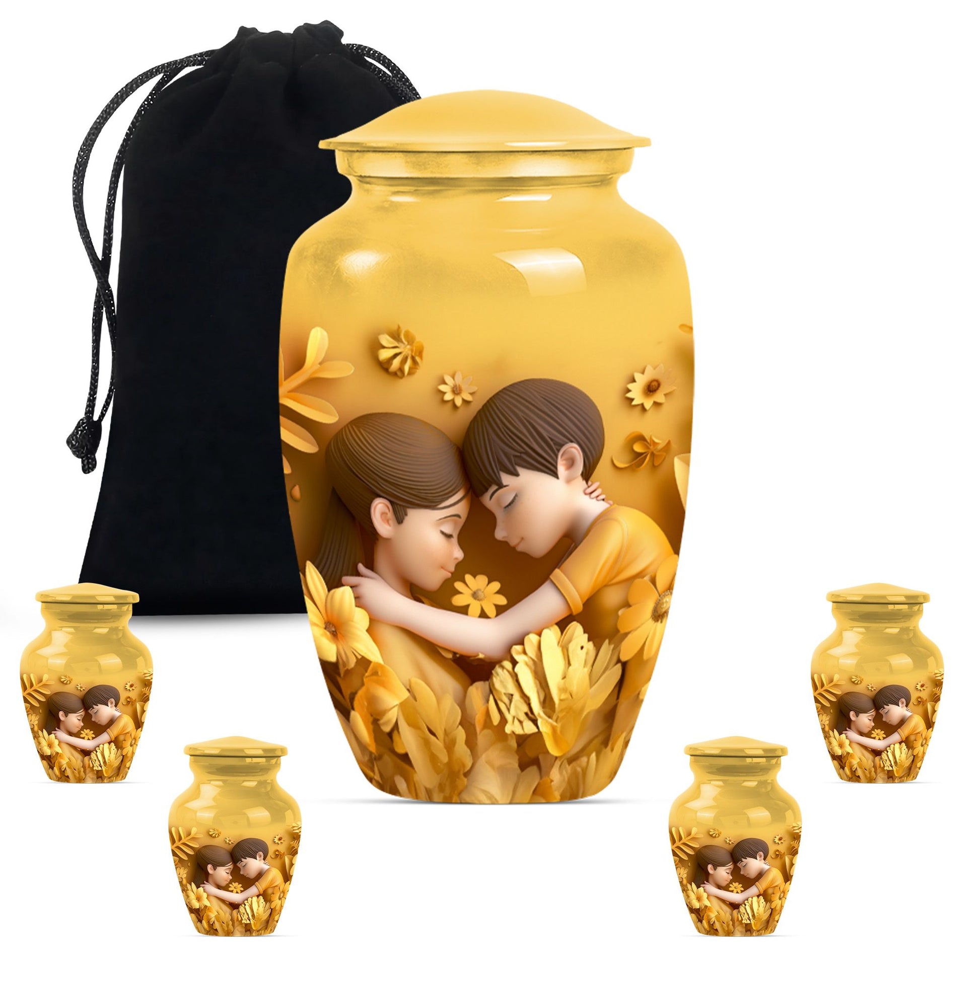  mother urn in abstract design, suitable