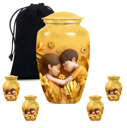  mother urn in abstract design, suitable