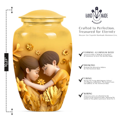  mother urn in abstract design, suitable