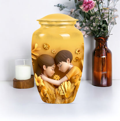  mother urn in abstract design, suitable