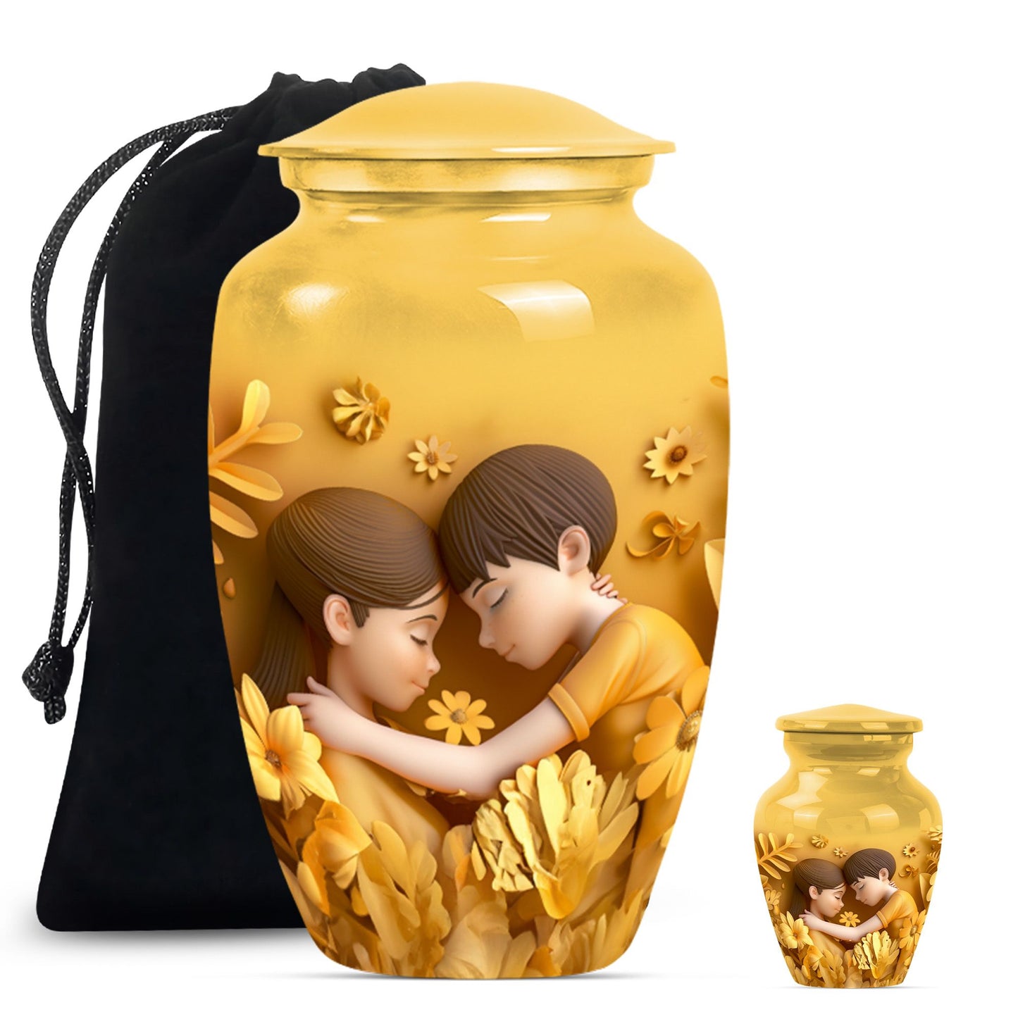  mother urn in abstract design, suitable