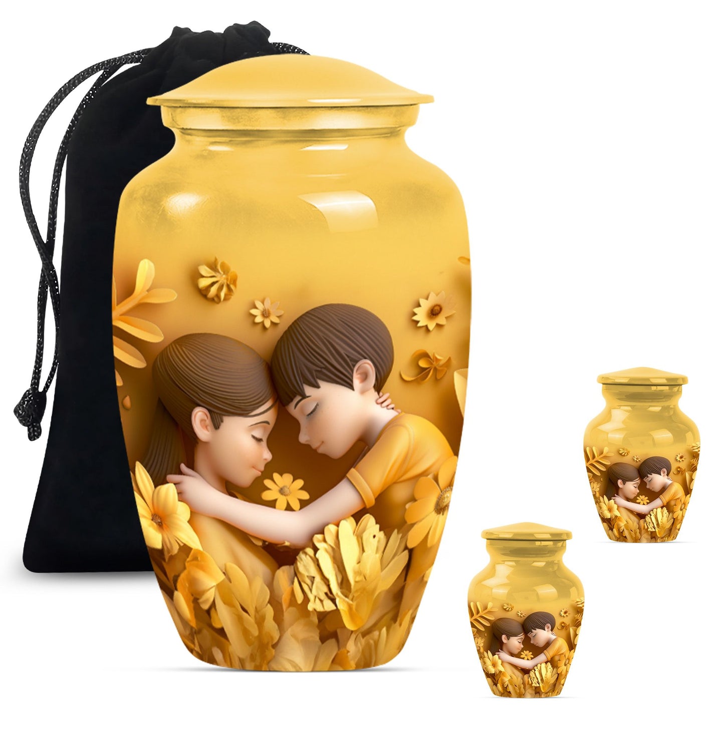  mother urn in abstract design, suitable