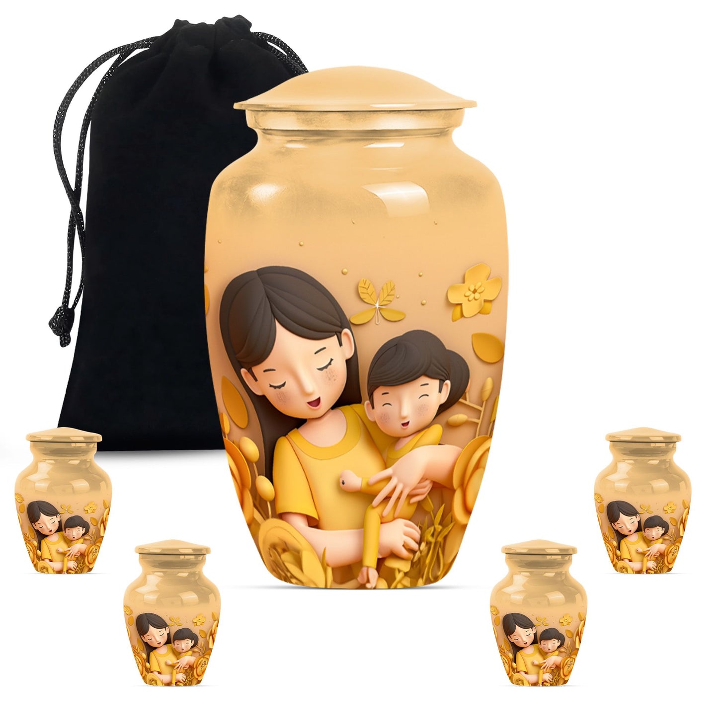 Classic 10-inch mother urn for ashes