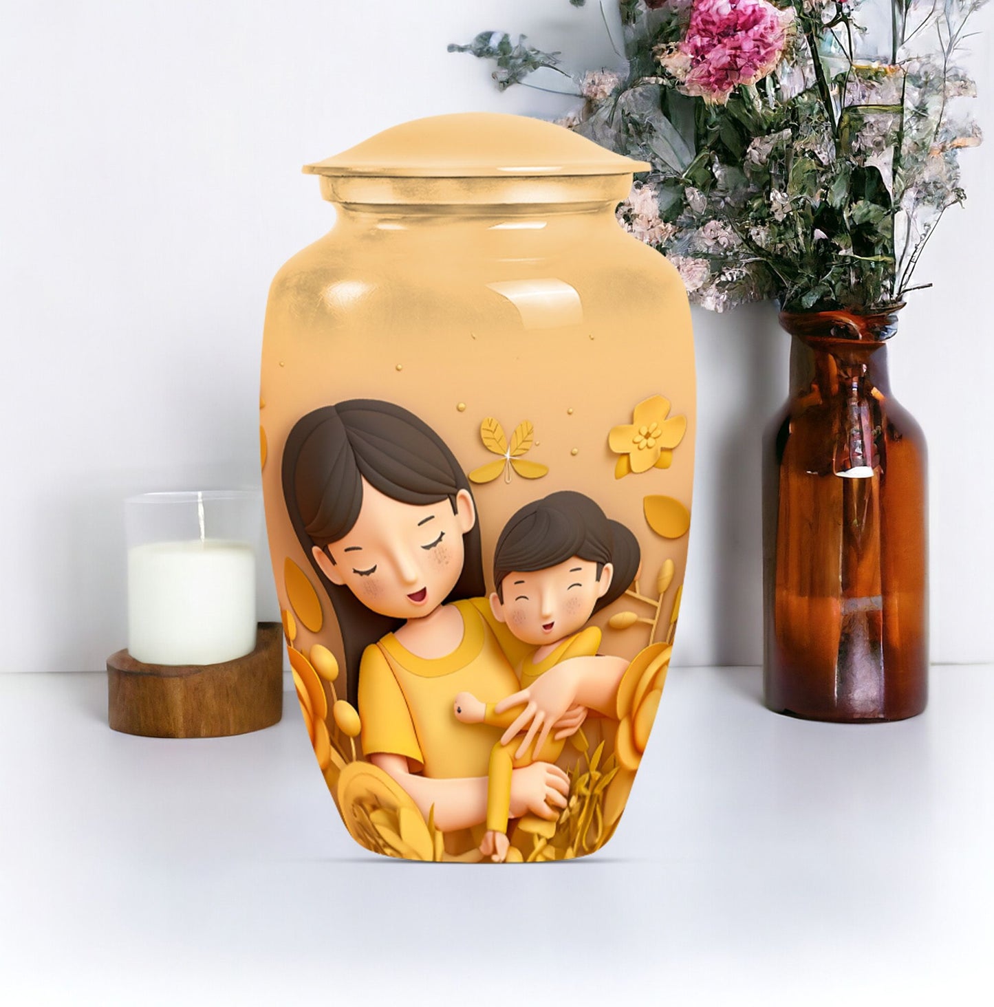 Classic 10-inch mother urn for ashes