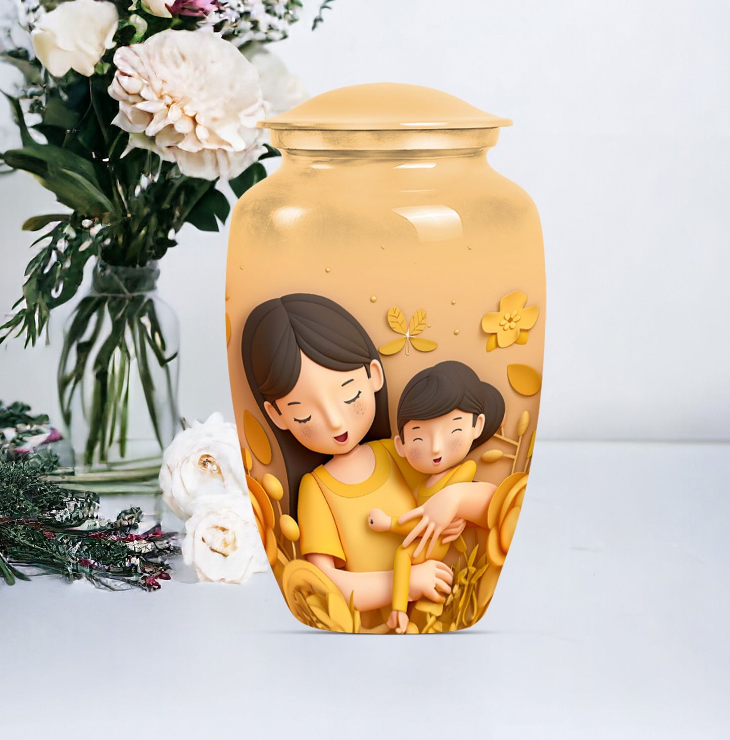 Classic 10-inch mother urn for ashes