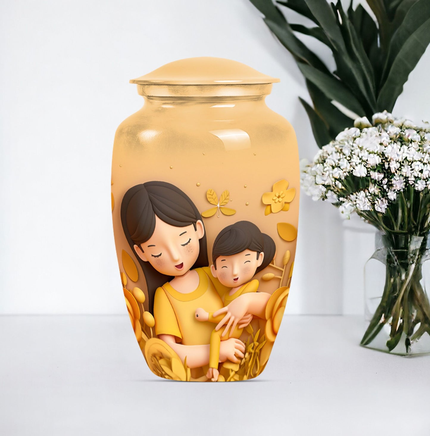 Classic 10-inch mother urn for ashes