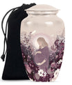  mother urn for burial, includes velvet pouch for ashes