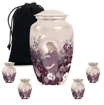 Large Urn with 4 Small Urn