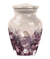  mother urn for burial, includes velvet pouch for ashes