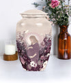  mother urn for burial, includes velvet pouch for ashes
