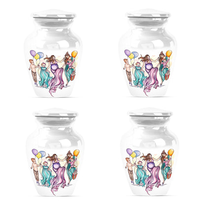 10-inch aluminium mother urn.