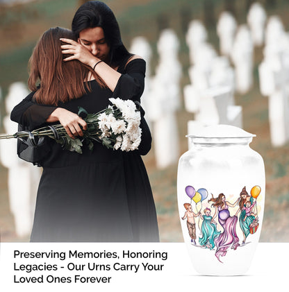 10-inch aluminium mother urn.