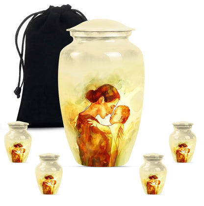 Aluminium Mother Urn for Cremation Ashes, 