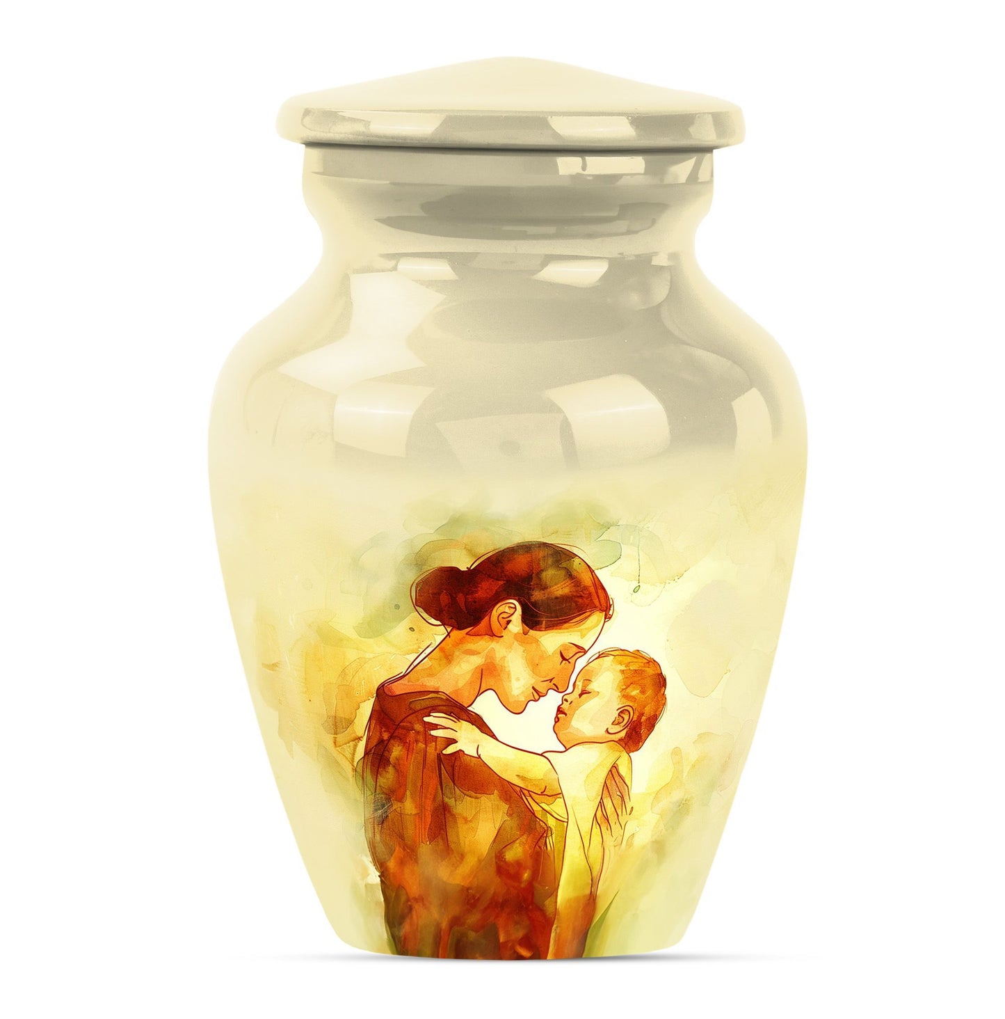 Aluminium Mother Urn for Cremation Ashes, 