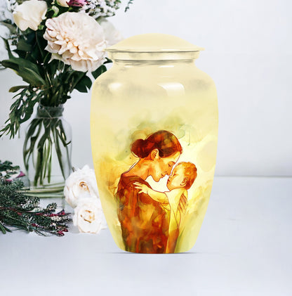Aluminium Mother Urn for Cremation Ashes, 