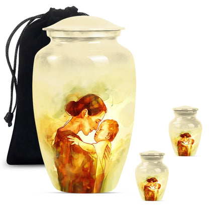 Aluminium Mother Urn for Cremation Ashes, 